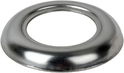 Image of Partsam Truck Trailer Led Marker Lights 3/4" Round Bezels Cover Mount Clearance Bullet Marker lights, Mini Round Stainless Steel Trim Ring Bezel For all 3/4" Clearance Lights