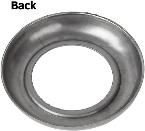 Image of Partsam Truck Trailer Led Marker Lights 3/4" Round Bezels Cover Mount Clearance Bullet Marker lights, Mini Round Stainless Steel Trim Ring Bezel For all 3/4" Clearance Lights