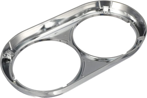 Image of Partsam 2pcs Headlight Bezel for Peterbilt 359 Headlight Bracket Chrome Round Dual Headlight Bezel Kits Passenger Side and Driver Side LH & RH