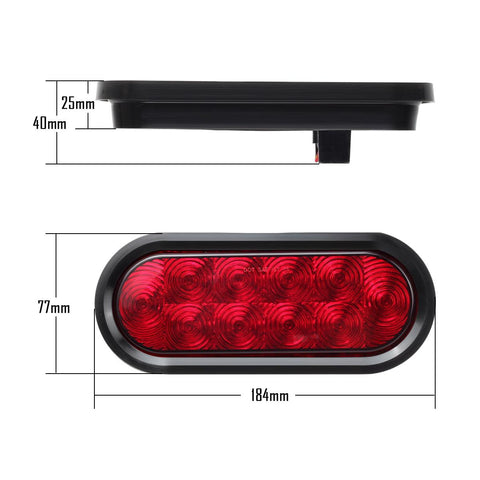 Image of oval tail light