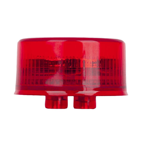 Image of Partsam 8 Pcs Red 9 LED Light Trailer 2" Round Marker Light w Reflector Sleeper Light, Faceted 2 Inch Round Led Trailer Lights, Sealed 2 Inch Round Led Marker Lights with Mini Reflectors