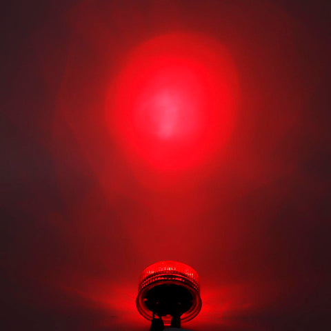 Image of Partsam 8 Pcs Red 9 LED Light Trailer 2" Round Marker Light w Reflector Sleeper Light, Faceted 2 Inch Round Led Trailer Lights, Sealed 2 Inch Round Led Marker Lights with Mini Reflectors