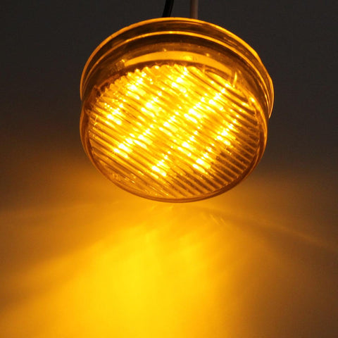 Image of Partsam 4pcs Red 15inch Inch Sealed 11 LED Third Brake Light Bar Stop Turn Signal Tail 3rd Brake Light ID Bar Truck Trailer RV Camper Waterproof