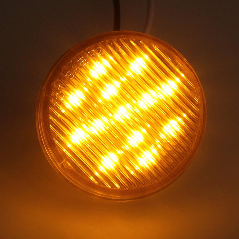 Image of Partsam 4pcs Red 15inch Inch Sealed 11 LED Third Brake Light Bar Stop Turn Signal Tail 3rd Brake Light ID Bar Truck Trailer RV Camper Waterproof