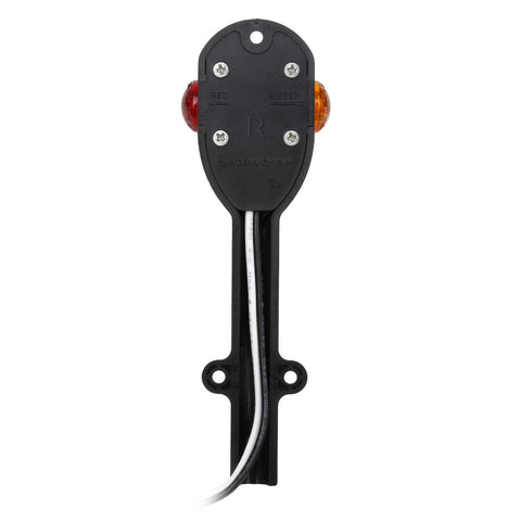 Image of Partsam Set RED AMBER LED Trailer Fender Bullet 3/4 inch Led Clearance Marker Light Left Right