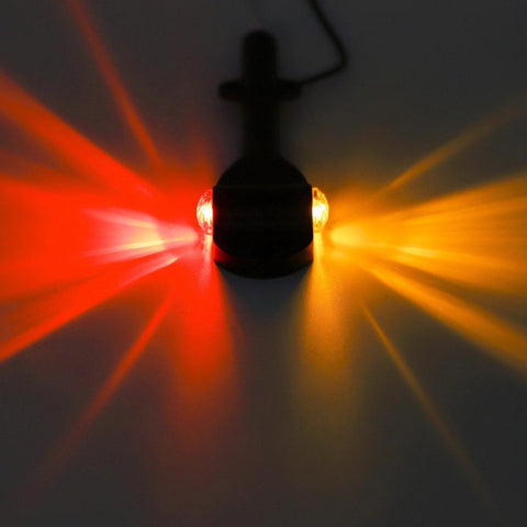 Image of Partsam Set RED AMBER LED Trailer Fender Bullet 3/4 inch Led Clearance Marker Light Left Right