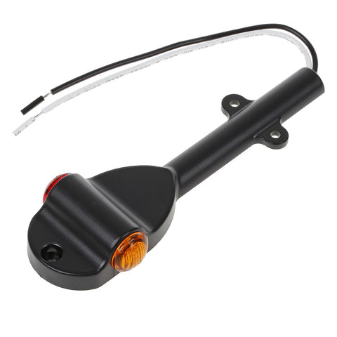 Image of Partsam Set RED AMBER LED Trailer Fender Bullet 3/4 inch Led Clearance Marker Light Left Right
