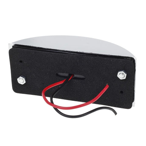 Image of Partsam 4x Red Sealed Chrome Armored LED Trailer Clearance and Side Marker Light 12 LED