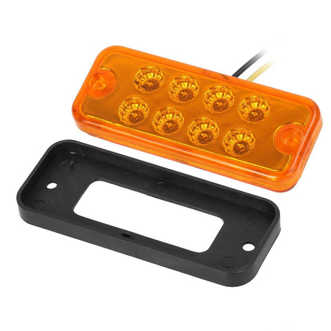 Image of Partsam 4inch 20Pcs Clearance /Side Marker Car Truck Trailer Light Indicators 8-LED Amber/Red