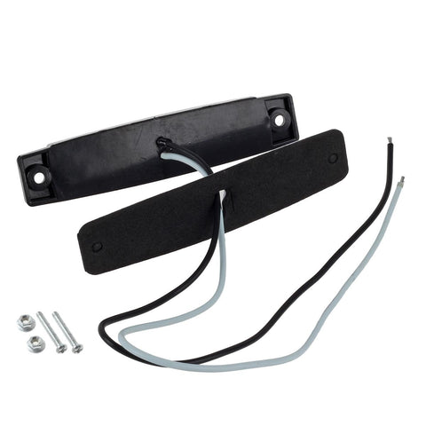 Image of Partsam 5 Pcs 3.8 inch 6 LED White Side Marker Lights, Rear Side Marker Lamp, Led Marker Lights for Trucks, Cab Marker, RV Marker Light, Marine Led Utility Strip Light for Boats 12 Volts