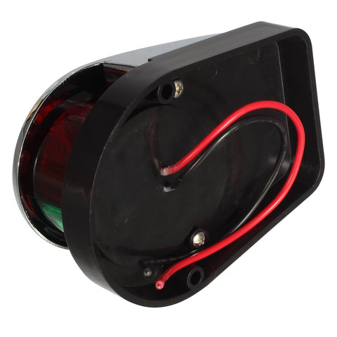 Image of Partsam Boat Marine LED Navigation Lights Lamps 12 LED, Red and Green LED Boat Front Light to Small Boat and Pontoon Yacht Skeeter