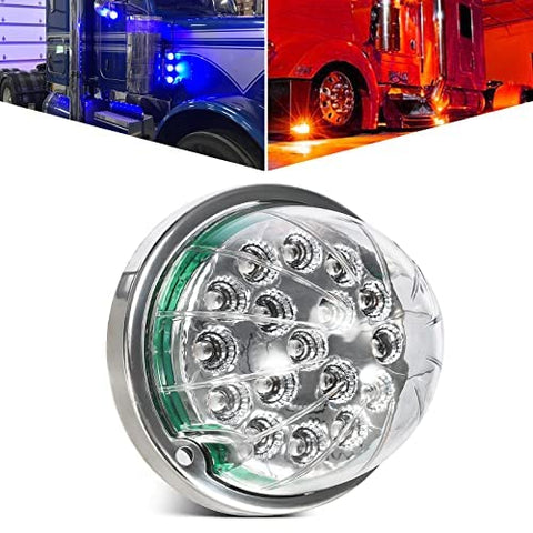Image of Partsam Led Watermelon Lights for Freightliner Kenworth Peterbilt