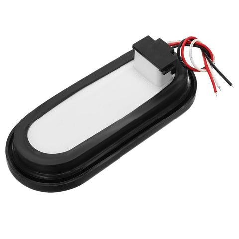 Image of Partsam 2pcs 6 inch Oval Amber LED Trailer Lights 24LED, 6" Oval Led Turn Signal and Parking Lights Flush Grommet Mount Sealed 12V RV Truck Trailer Pickup Front Bumper Lights Lamps Waterproof