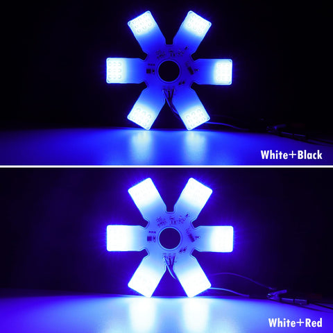 Image of Partsam LED Air Cleaner Light 7.8" Inch  for Truck Trailer (Blue)