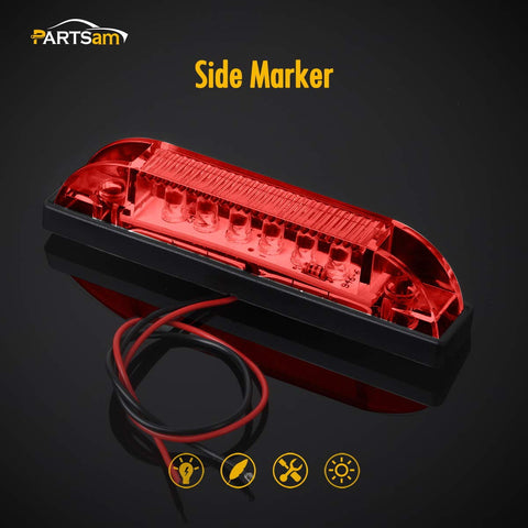 Image of Partsam Boat LED Lighting Waterproof Marine Utility Lights Bar
