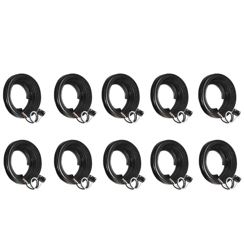 Image of Partsam (10) Marker/Clearance Light 2 Prong Pigtails & Rubber Grommets