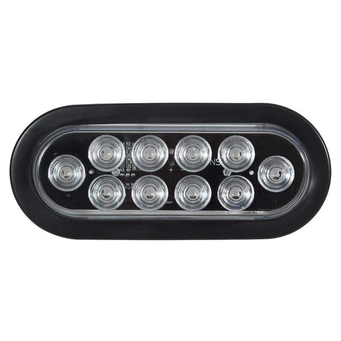 Image of 6 Inch Oval Red Led Trailer Tail Lights for RV Trucks