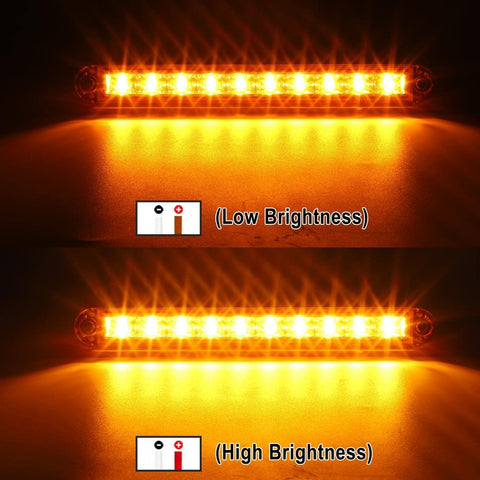 Image of amber led lights