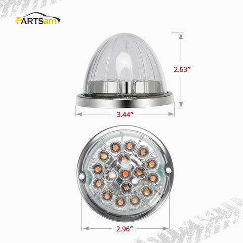 Image of Partsam Dual Revolution Amber Turn Signal and Marker