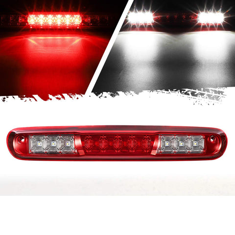 Image of Partsam High Mount Stop Light Led Third 3rd Brake Light Replacement for Silverado and Sierra 1500 2500 HD 3500 HD 2007 to 2013 Rear Cab Roof Center Mount Stop Brake Tail Light Cargo Lamp (Red Lens)