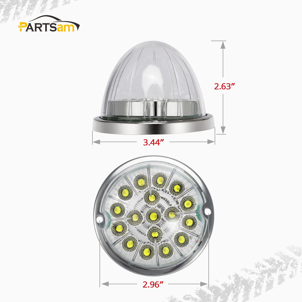 Partsam Led Watermelon Light for Semi Truck Freightliner Kenworth Peterbilt