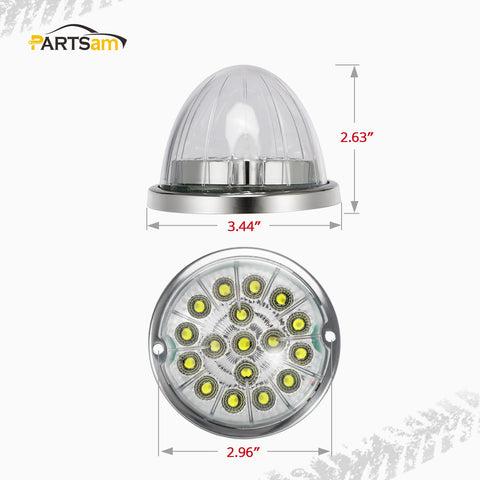 Image of Partsam Led Watermelon Light for Semi Truck Freightliner Kenworth Peterbilt