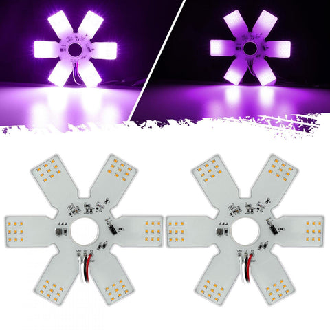 Image of Partsam Air Cleaner Light 7.8" Inch for Kenworth (Purple)