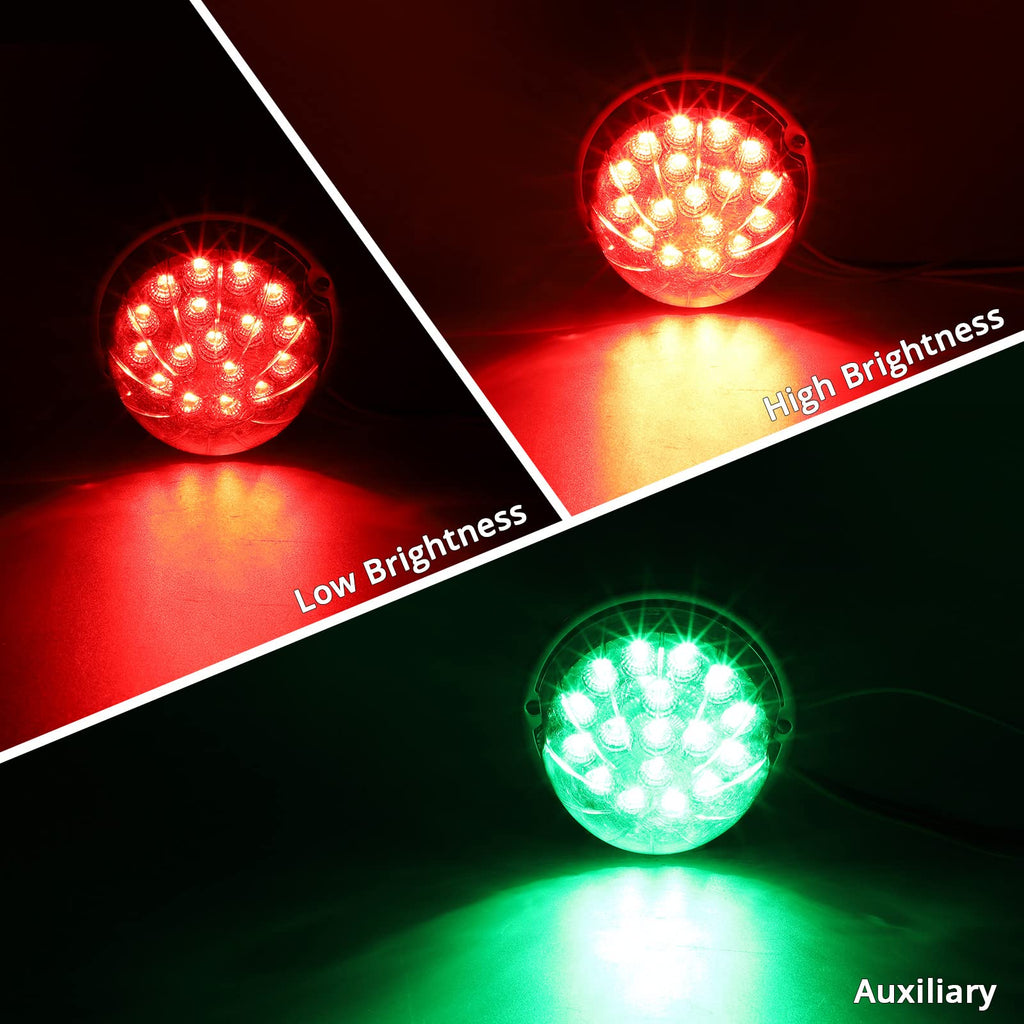 Partsam Side Marker Lights for Freightliner Kenworth Peterbilt