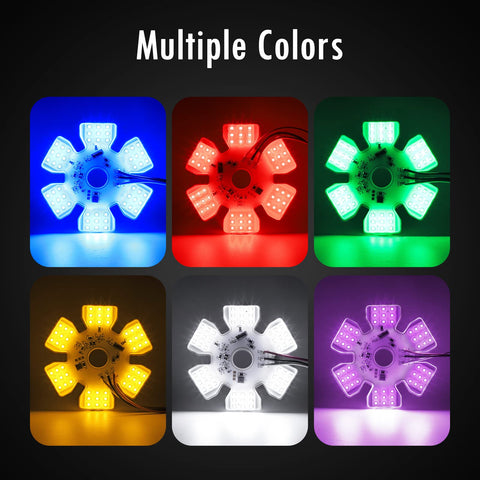 Image of Partsam 2Pcs Ultra-Thin  LED Air Breather Lights