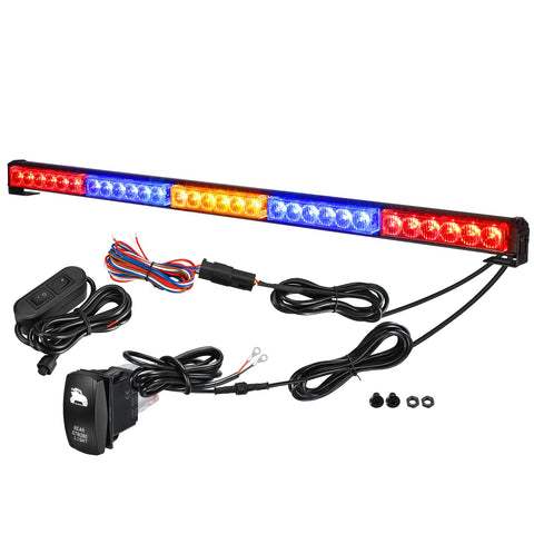 Image of Partsam 30" Strobe Light Bar for UTV, ATV, RZR, Polaris, Can-am, 4x4, Trucks