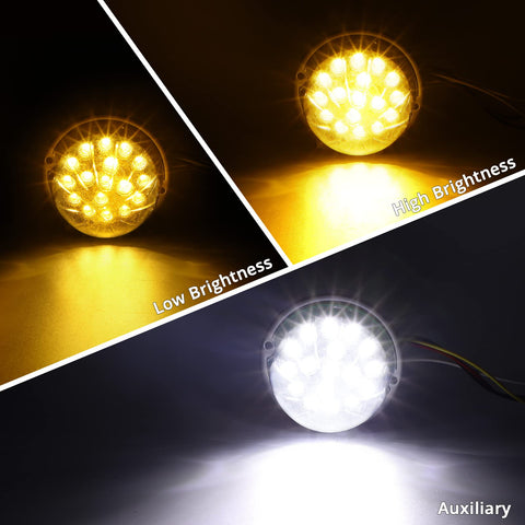 Image of Partsam Led Watermelon Light for Semi Truck Freightliner Kenworth Peterbilt