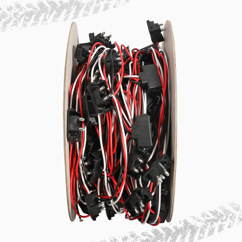 Image of Partsam Continuous 3 Prong Right Angle Plug Wire Harness