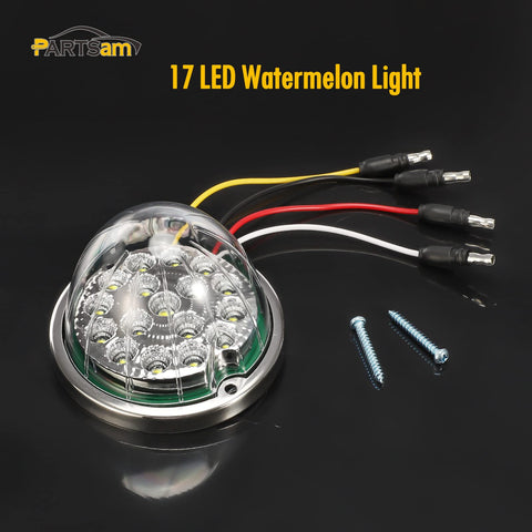 Image of Partsam Led Watermelon Light for Semi Truck Freightliner Kenworth Peterbilt