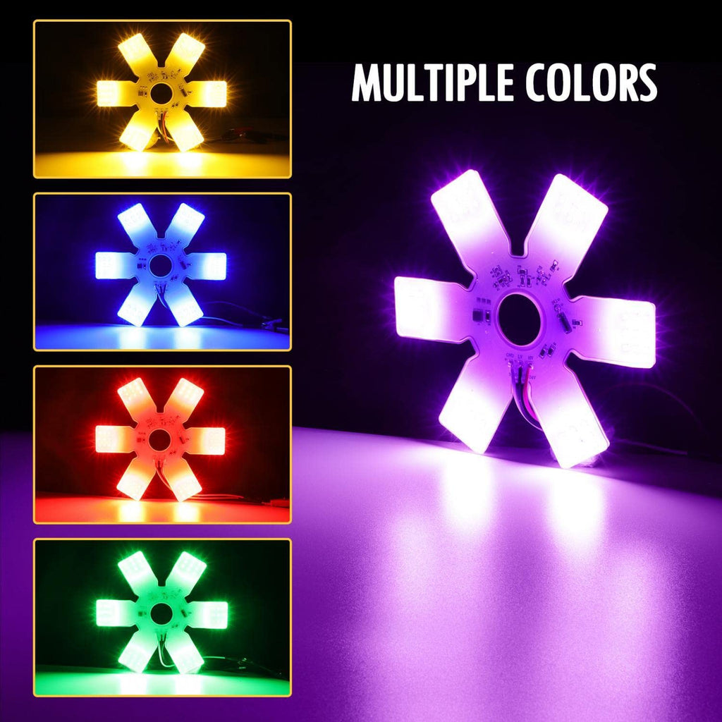 Partsam Air Cleaner Light 7.8" Inch for Kenworth (Purple)