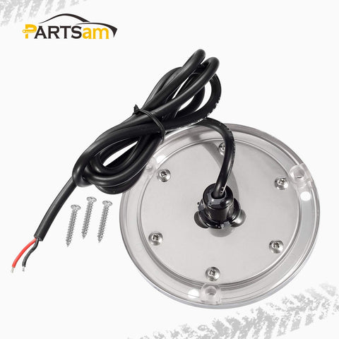 Image of Partsam LED Stainless Steel Marine Lights Boat Transom Fishing Squid Lights