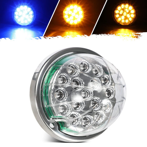 Image of Partsam 1 Pcs Dual Revolution Auxiliary Led Watermelon Lights