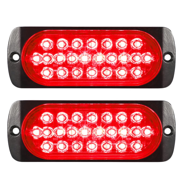Partsam Red LED Trailer Clearance Marker Lights For Trailer Truck Trac