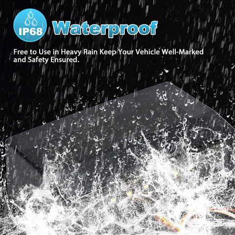 Image of Partsam Waterproof Truck Marine Boat Trailer Lights Kit