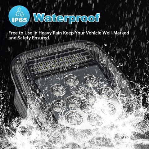 Image of Partsam Tail Lights Lamps for Jeep Wrangler TJ YJ CJ5 CJ7 1979-2006