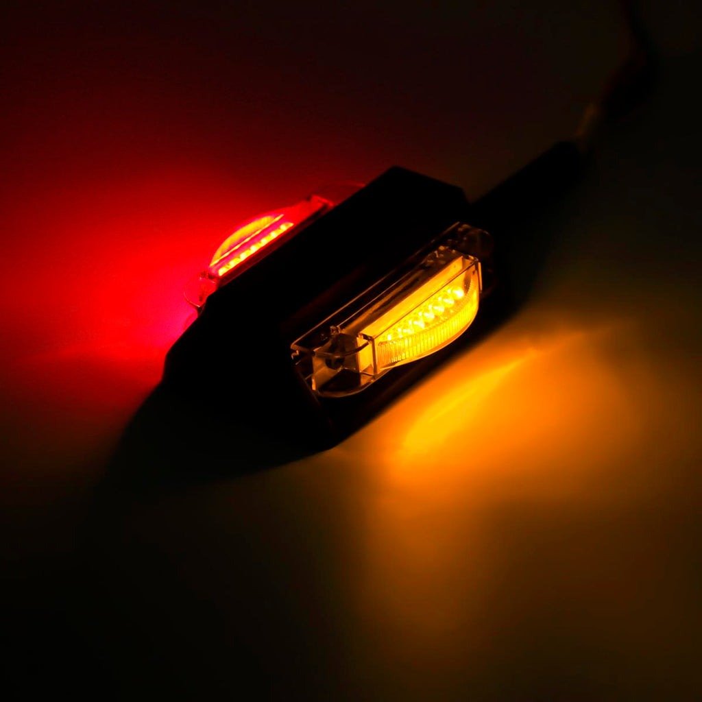 LED Trailer Fender Light Set/2 - Double Face 4inch LED Marker Clearance Lights 7Diode