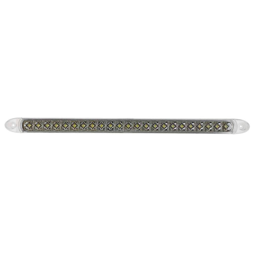 Partsam 2PCS 17" White 23LED Surface Mount Truck Reverse Backup Tail Light Bars Waterproof