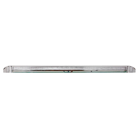 Image of Partsam 2PCS 17" White 23LED Surface Mount Truck Reverse Backup Tail Light Bars Waterproof
