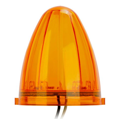 Image of Partsam 5PCS 17LED Amber Cab Marker Top Roof Running Light LED Light Replacement for Kenworth Peterbilt Freightliner Mack Heavy Duty Trucks Waterproof Front Head Indicator Signal Light