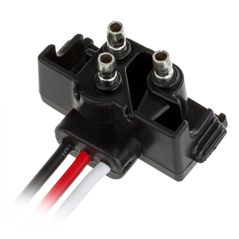 Image of 8x Truck Trailer Molded 3 Prong Pigtail Harness Stop Turn Tail Brake Backup Light