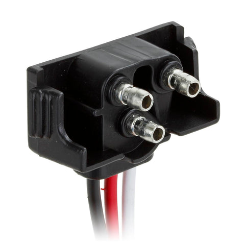 Image of 8x Truck Trailer Molded 3 Prong Pigtail Harness Stop Turn Tail Brake Backup Light