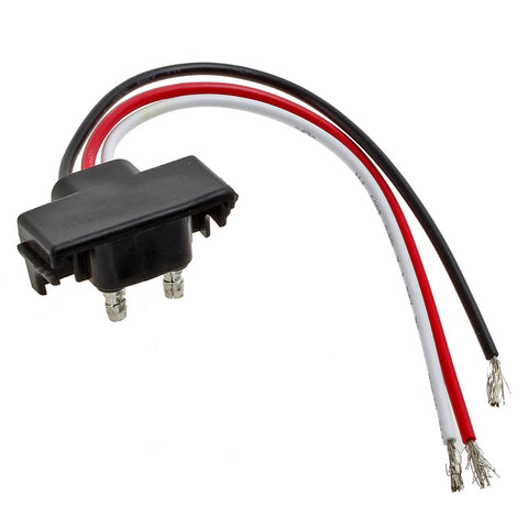 Image of 8x Truck Trailer Molded 3 Prong Pigtail Harness Stop Turn Tail Brake Backup Light