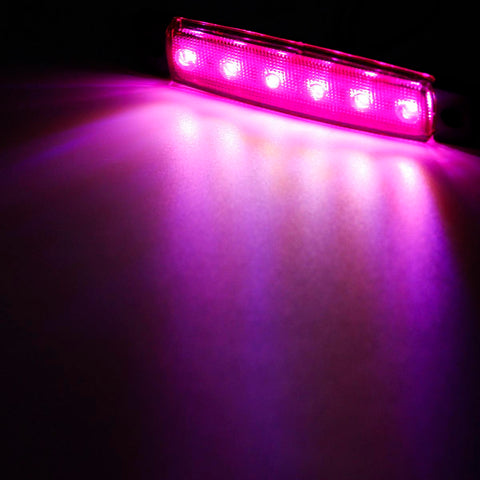 Image of Partsam 20Pcs 3.8 6 LED Clearance Truck Trailer RV Side Marker Indicators Purple 12V, Purple Trailer Marker Lights, Rear Side Marker Lamp, Led Marker Lights for Trucks, Cab Marker, RV Marker light