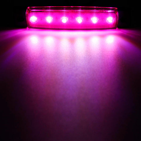 Image of Partsam 20Pcs 3.8 6 LED Clearance Truck Trailer RV Side Marker Indicators Purple 12V, Purple Trailer Marker Lights, Rear Side Marker Lamp, Led Marker Lights for Trucks, Cab Marker, RV Marker light
