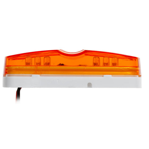 Image of Partsam Five Trailer Marker LED Light Double Bullseye Amber 10 Diodes Light