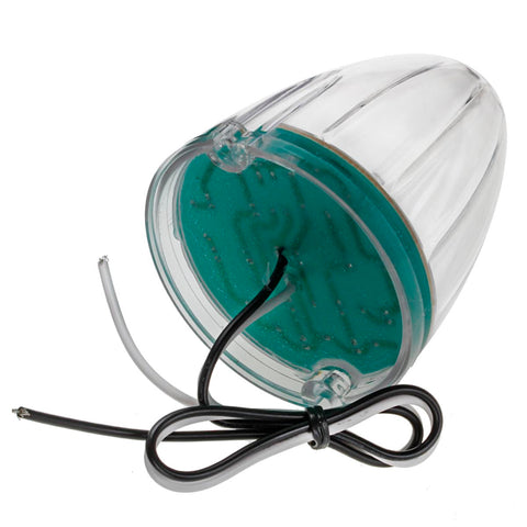 Image of Partsam 7pcs Top Roof Running Amber Cab Marker Lights 17LED Clear Lens Replacement for Kenworth Peterbilt Freightliner Mack Truck Trailer